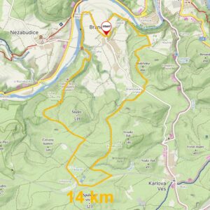15 km žlutá